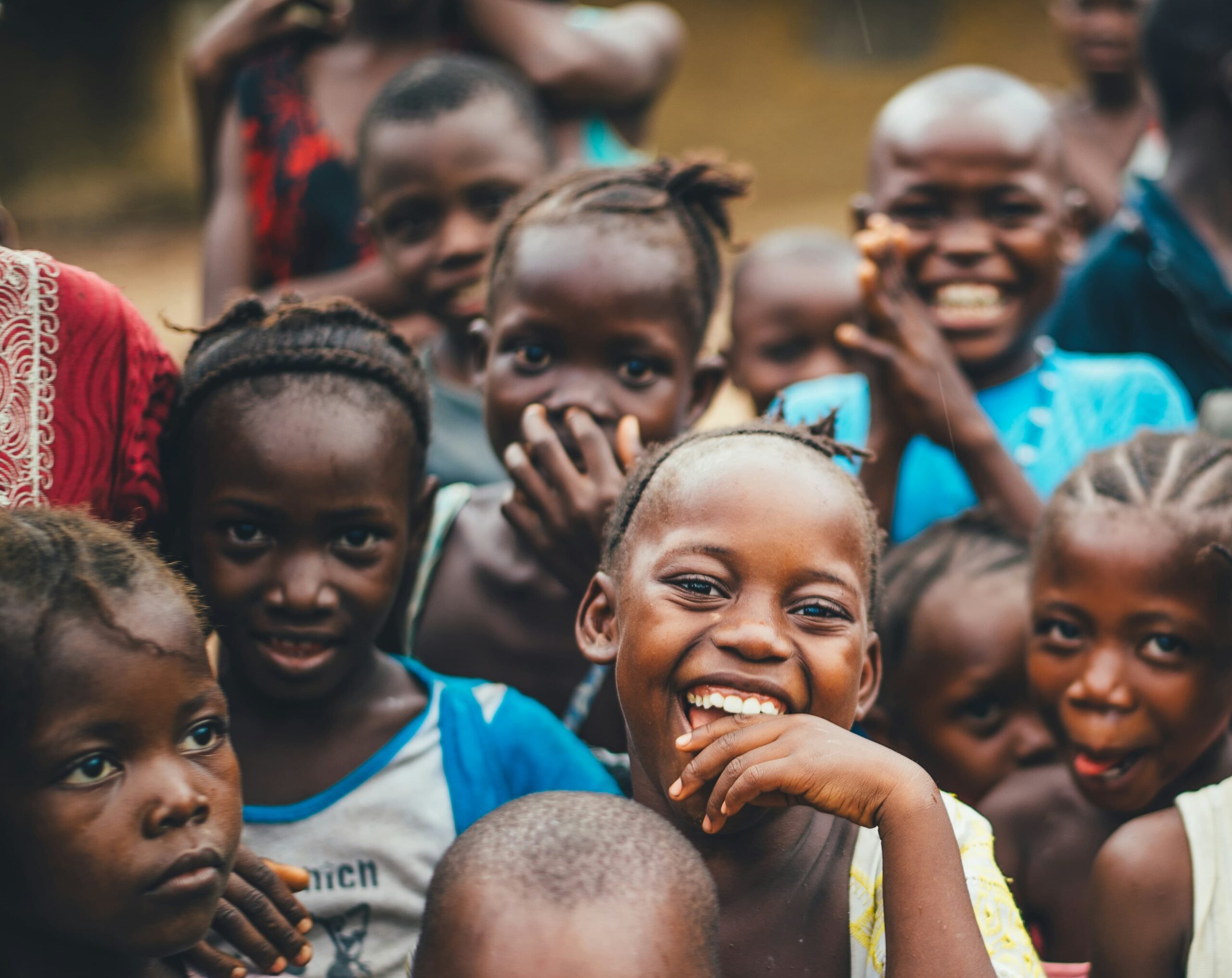 Children together — joy, community, hope